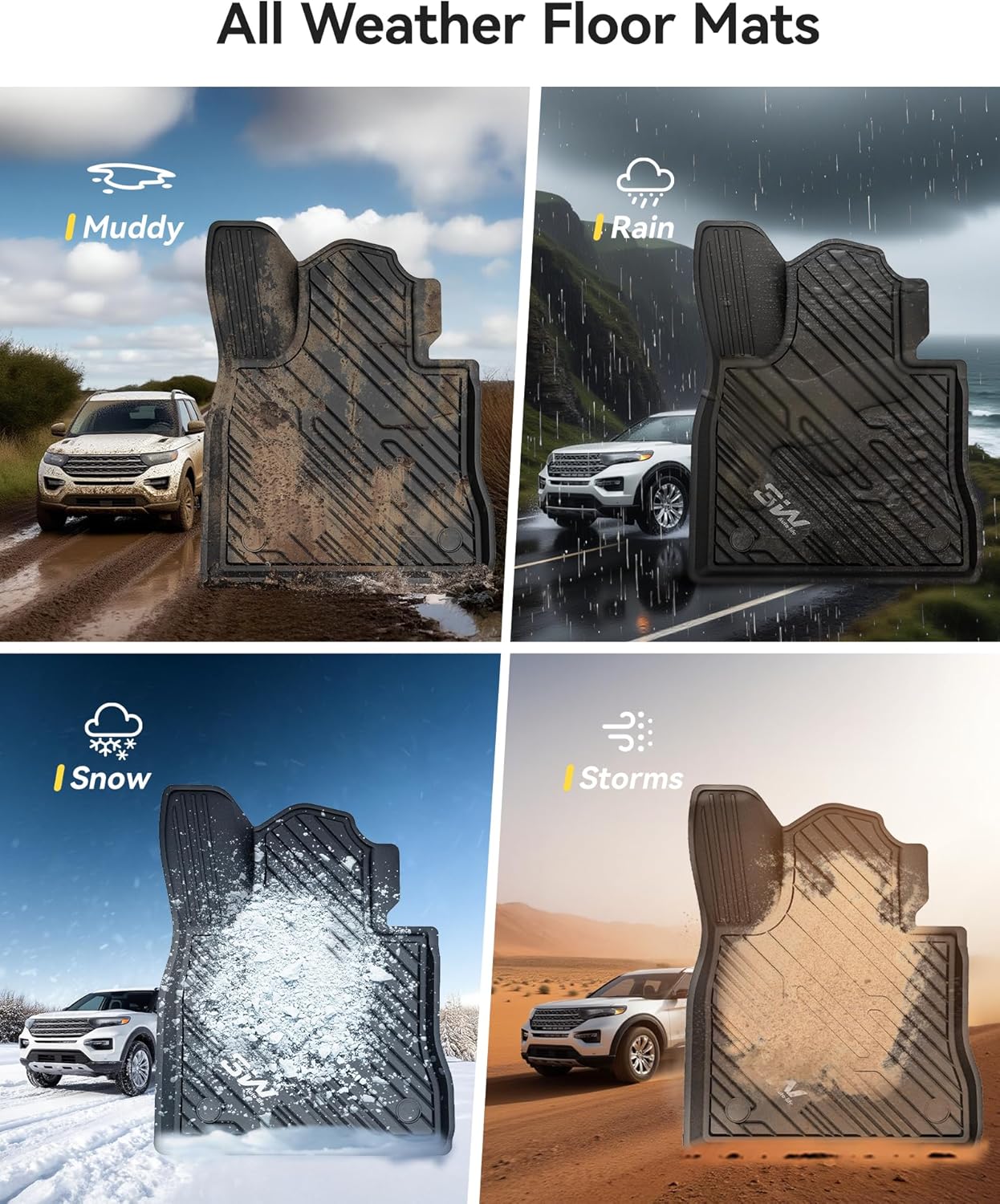 ادريان برو- دعاسات سيارة فورد اكسبلورر موديل 2020-2026 - Image 8