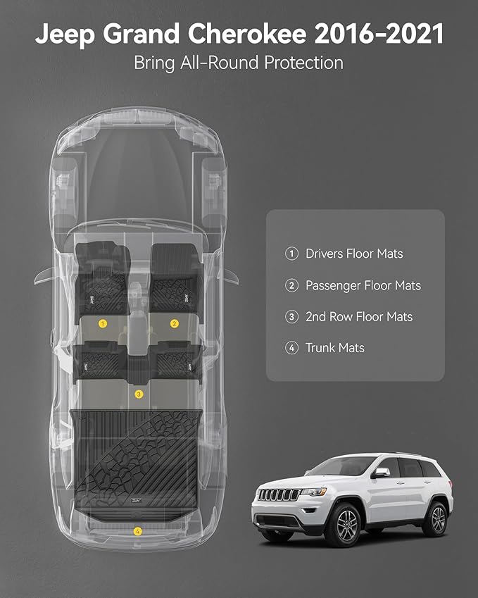 أدريان برو - دعاسات الأمامية سيارة جيب جراند شيروكي 2014-2020 / دودج دورانجو 2013-2026 - Image 7