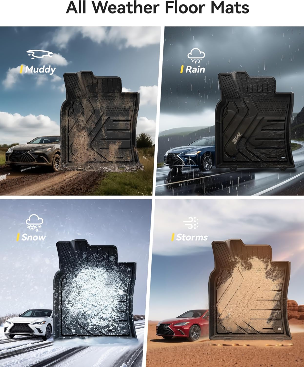 أدريان برو - دعاسات الأمامية سيارة لكزس ES لسنوات 2013-2018 - Image 7