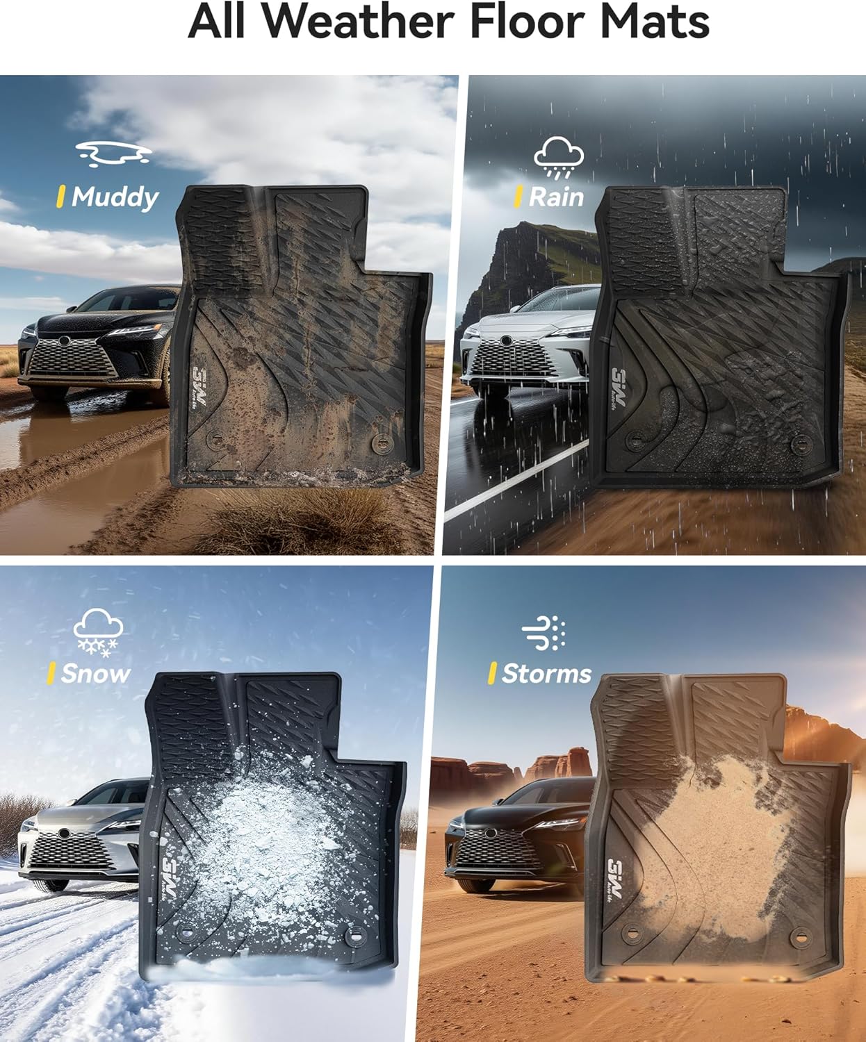 سيارة لكزس -آر إكس 2023-2026 دعاسات سيارة أدريــان - Image 6