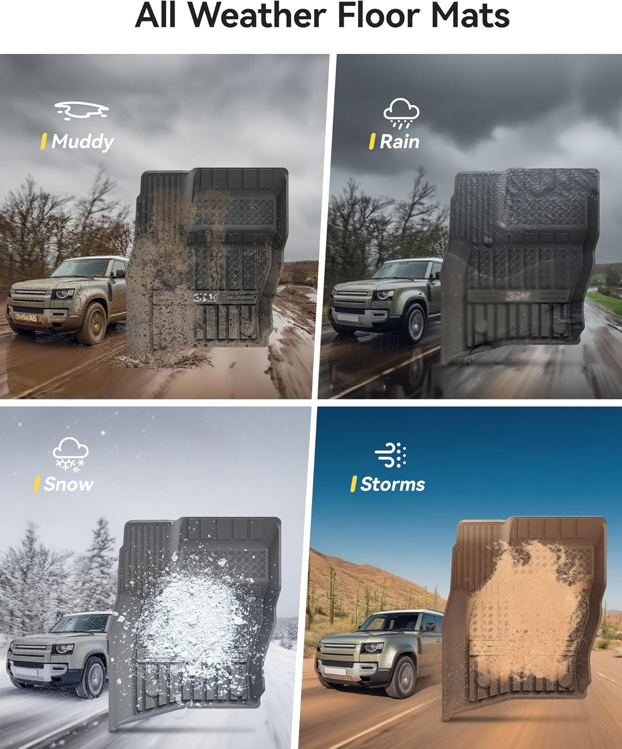 ادريــــان برو -دعاسات سيارة رنج روفر ديفندور 4 باب 2020-2026  - Image 4