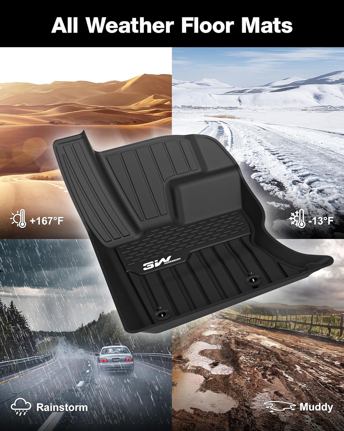 أدريان برو - دعاسات الأمامية سيارة رينج روفر فيلار 2017-2026 / جاكوار F-Pace لسنوات 2017-2026 - Image 4