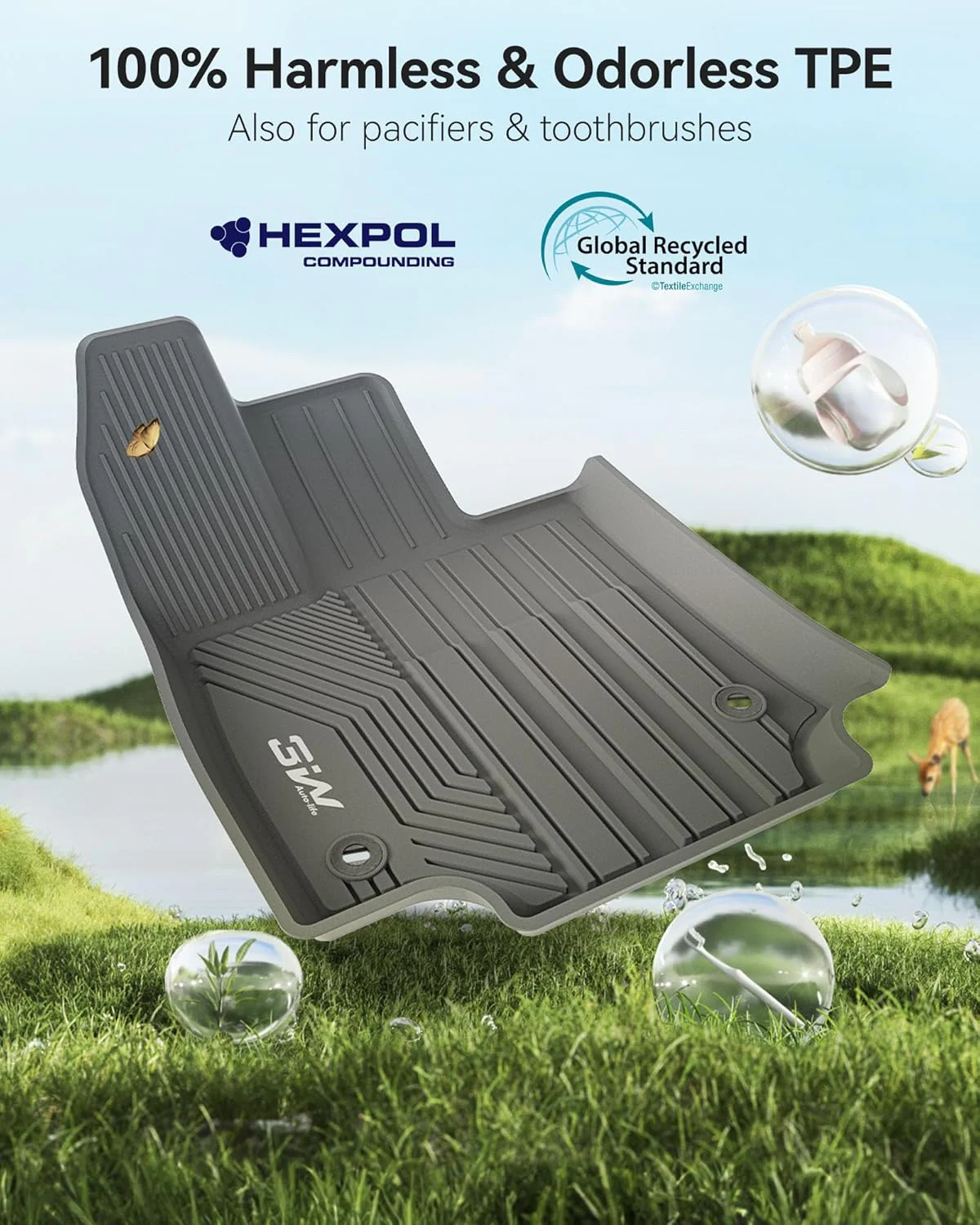 أدريان برو - دعاسات الأمامية سيارة تويوتا راف 4 (بنزين فقط - غير مناسبة للهايبرد) لسنوات 2019-2025 - Image 9